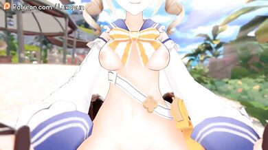 The Sexy Adventure of Barbara Riding at the Beach