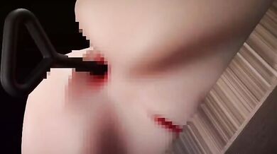 Watch as the balloons come to life in this late night scene of sensual art