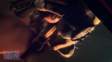 Futa Sheeva and Futa Milena take on Cassie in a steamy threesome