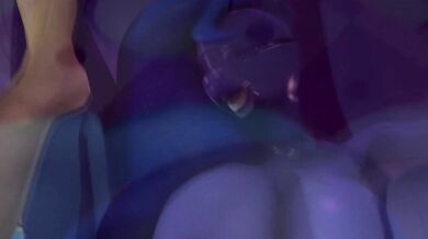 Sexy Sunset Shimmer and Luna Unite to Satisfy Blackjack XIII