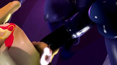 Sexy Sunset Shimmer and Luna Unite to Satisfy Blackjack XIII