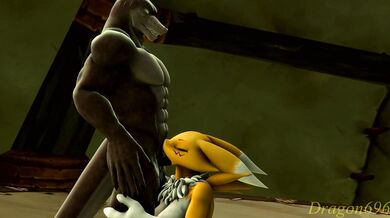 Renamon and Lizard: The Adventure of Love and Lust