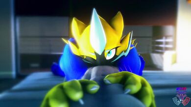 Pokemon Mastery: Zeraoras Mouth Fucks its Trainers Ass