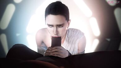 Rey Blows Up Fugtrup in a Hentai Orgy