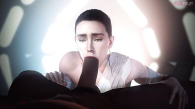 Rey Blows Up Fugtrup in a Hentai Orgy