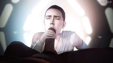 Rey Blows Up Fugtrup in a Hentai Orgy