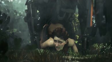 --------------------------- One-Eyed Jack: Aloy Gets Roughed Up From a Stalker