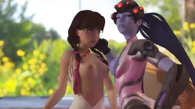 Overwatchs DVa and Widowmakers hot and heavy night together - OCboon