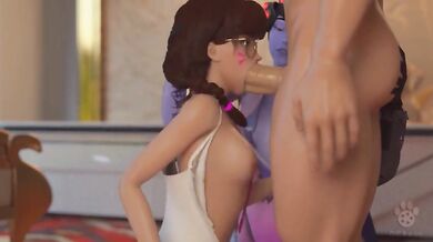 Overwatchs DVa and Widowmakers hot and heavy night together - OCboon