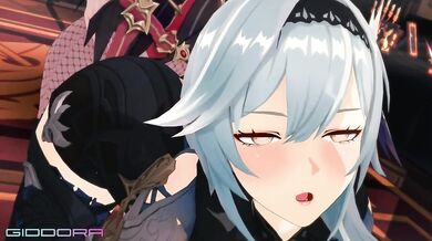 Exploring the Futa Rosaria and Eulas sexual desire in Genshin Impact, a teasing game of pleasure