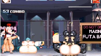 Super Futa Ryougi Shiki and her Giant Balls fucks Bulleta in a steamy hentai PORN video