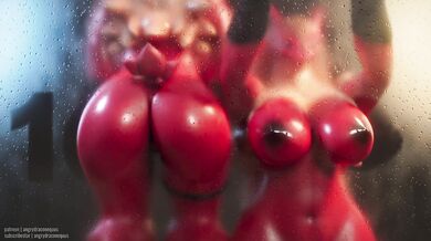 The Erotic Adventures of Blaziken in the Shower with AngryDraconequus