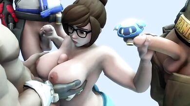 One-on-one with Mei: An ice cold tit fuck!