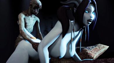 Slutty MILFs Monster Encounter with White Tentacles FM