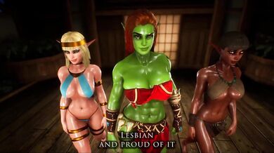 In the Wilds of Hot Spring Island, a Young Lady Gets Seduced by a Pack of Lustful Wolves