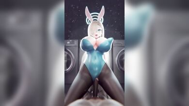 Watch Blue-haired Asuna Ichinose and her friend Karin Kakudate get down and dirty in this Hentai ReHaku video