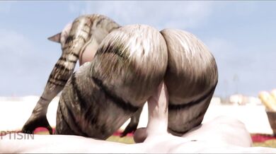 Tornado of Love: A Mature Kittens Sultry Encounter with a Fiery Dragon Warrior