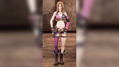 When Aerith Gainsborough steps out of the shower, she discovers that her wardrobe has a mind of its own