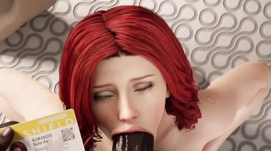 Watch as the sexy Black Widow takes on a new mission, using her gaming skills to blow a lucky guy in this hentai POV blowjob