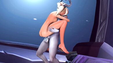 Elegant Emi gets her ass penetrated by a muscular Kamina and Kirei in Vylina Sweets