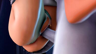 Elegant Emi gets her ass penetrated by a muscular Kamina and Kirei in Vylina Sweets