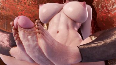 Malenias Self-Footjob in 4K Resolution