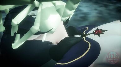 [DysonMMD] Mona suffers a facehugger impact part 2