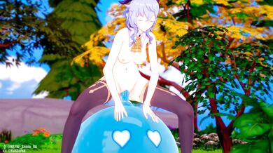 Watch Ganyu and his group of friends get covered in slimy goo as they explore the depths of Genshin Impact!