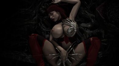 Skarlets Facehugger Cumshot Frenzy with Beastly Joe!