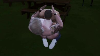 Breaking up at the park in a raunchy manner