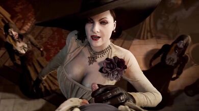 The Secret Handjob Between Professor Dimitrescu and a Yellow-Bearded Student