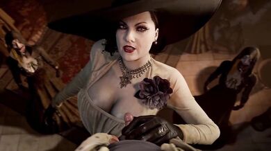 The Secret Handjob Between Professor Dimitrescu and a Yellow-Bearded Student