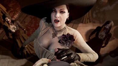 The Secret Handjob Between Professor Dimitrescu and a Yellow-Bearded Student