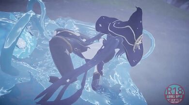 Mona Struggles to Escape from the Slimy Trap in Part 2 of Dyson MDDs Hentai Porn Video!