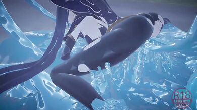 Mona Struggles to Escape from the Slimy Trap in Part 2 of Dyson MDDs Hentai Porn Video!