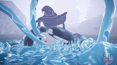 Mona Struggles to Escape from the Slimy Trap in Part 2 of Dyson MDDs Hentai Porn Video!