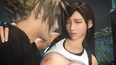 Young and innocent Tifa is for*ced into a world of sexual depravity by her domineering boss, Cloud Strife