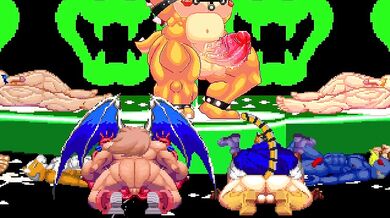 Leo, Tigster, and Fiery Jack do it in the sack with Jumping Jackass