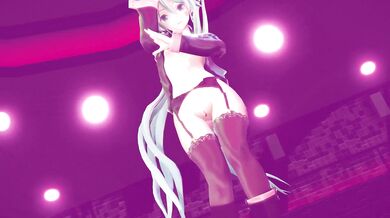 Rebecca and Kazuo have a passionate encounter in the woods while Miku strips to an upbeat dance tune