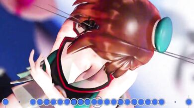 The Hentai MMD Goddess gets fucked by a hero in God-ish Maya