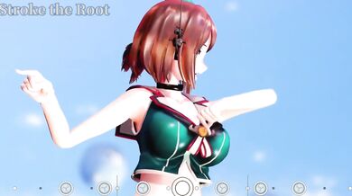 The Hentai MMD Goddess gets fucked by a hero in God-ish Maya