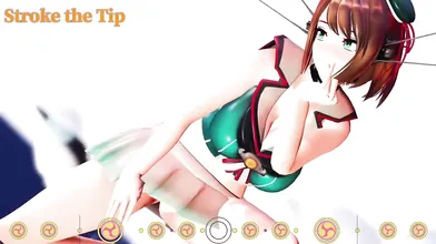 The Hentai MMD Goddess gets fucked by a hero in God-ish Maya