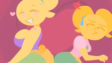 Watch two sexy emoji girls, Sir8 and CapyDiem, have their way with each other in this hentai porn video