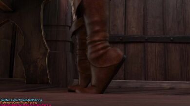 Megumin and Darkness engage in some steamy fun in the dark