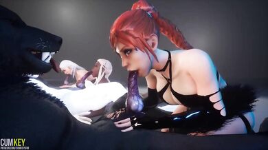 Bestiality at its finest, as feral werewolves ravish busty ladies in the wilderness