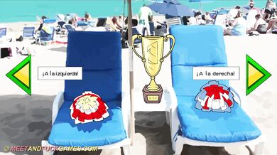 La Escuadrilla de Pompom de Busto en Dia de la Playa: La Familia Espacialmente Sexualizada se Disfraza de Cheerleader