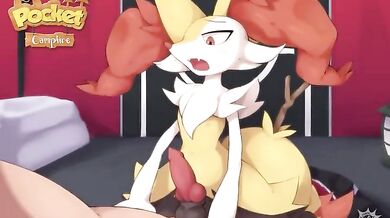 Watch as Braixen, the female Pokémon, gets punched and dominated by a male trainer in this hentai PORN video from Paw Punch Games