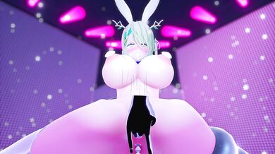 The Druid Kirin is no match for KUROMARU [Inverted Bunnysuit] [Japanese character for Black Bunny suit]