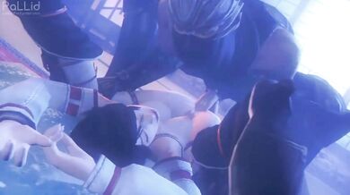 The Perverted Son of Lightning: Ryu Hayabusa Fucks Momiji in the Pale Moonlight