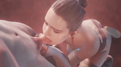 Rey Skywalker and her younger stepbrother, Idemi, engage in a forbidden 4K ultra-high definition hentai video